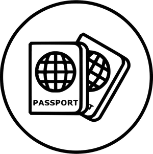 Passport Travel Icon PNG Image