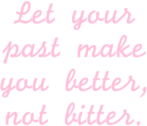 Past Motivation Quote PNG image with transparent background