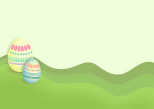 Pastel Easter Eggs Background PNG with transparent background
