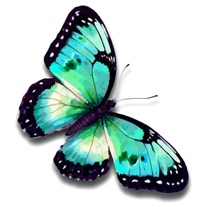 Pastel Green Butterfly Png Akv PNG Image