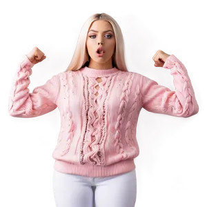 Pastel Pink Sweater Png Riw35 PNG Image