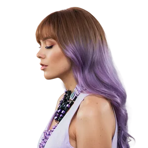 Pastel Purple Hair Dreamy Style Png 78 PNG Image