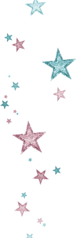 Pastel Stars Tumblr Background PNG Image