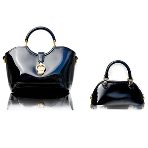 Patent Leather Handbag Png 06252024 PNG Image