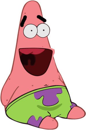Patrick_ Star_ Cartoon_ Character.png PNG image with transparent background
