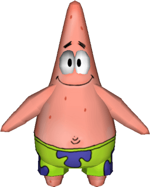 Patrick_ Star_3 D_ Render PNG image with transparent background