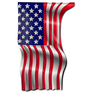 Patriotic American Flag Design PNG 8 PNG image with transparent background