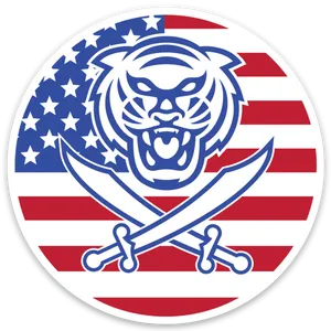 Patriotic_ Bengals_ Logo_with_ Swords PNG Image