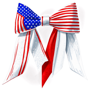 Patriotic Cheer Bow PNG 54 PNG