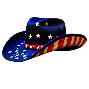 Patriotic Cowgirl Hat Png Kti PNG Image