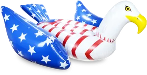 Patriotic Eagle Pool Float PNG Image