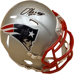 Patriotic Football Helmet PNG Image