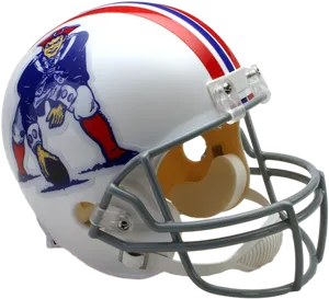 Patriotic Football Helmet Design PNG Image