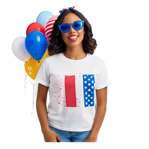 Patriotic Graphic Tee Png 06272024 PNG Image