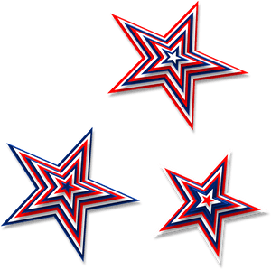 Red White & Blue Stars, HD Png Download PNG image with transparent background