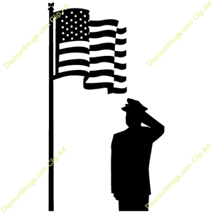 Military Salute Clipart - Soldier Saluting Silhouette PNG image with transparent background