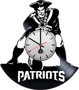 New England Patriots Jersey Handmade Vinyl Record Wall - New England Patriots Cross Stitch Pattern, HD Png Download PNG image with transparent background