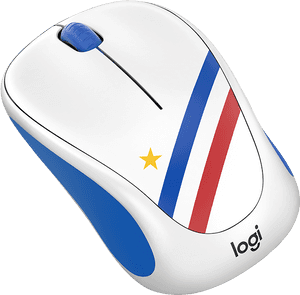 Patriotic Wireless Mouse Design PNG image with transparent background