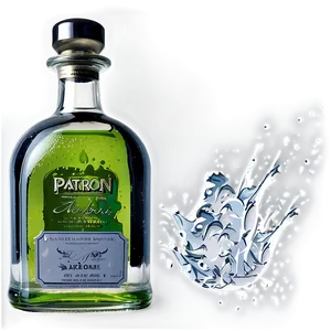 Patron Silver Splash Png Xjy PNG Image