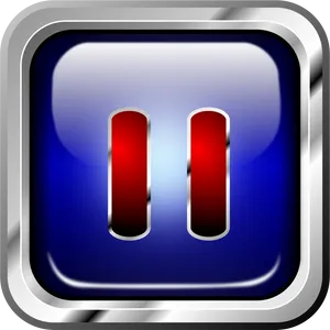 Pause Button Icon PNG Image