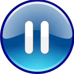 Pause Button Icon PNG image with transparent background