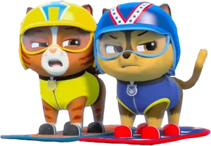 Paw Patrol Animated Pups Clipart PNG Image