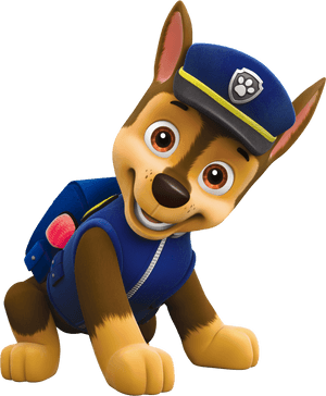 Paw Patrol Characters Png - Chase Paw Patrol Hd, Transparent Png PNG