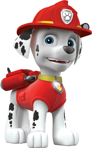 Paw Patrol Marshall Png - Marshall Paw Patrol Characters, Transparent Png PNG
