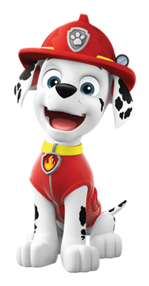 Cartoon,action Figure,animated Fan Accessory,non-sporting - Paw Patrol Marshall Stickers, HD Png Download PNG