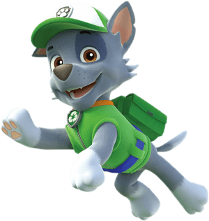 #rocky #pawpatrol - Paw Patrol Single Characters, HD Png Download PNG