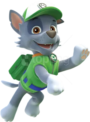 Paw Patrol Rocky Clipart PNG Image