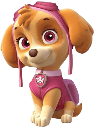 Paw Patrol Characters Png - Skye Paw Patrol Girl, Transparent Png PNG
