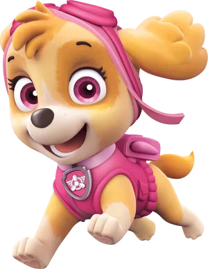 Paw Patrol Skye Clipart PNG Image