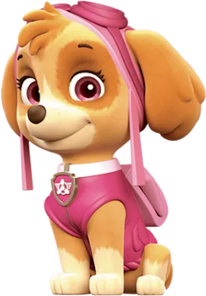 Paw Patrol Skye Clipart PNG Image