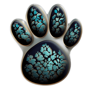 Paw Print on Transparent PNG nqg PNG image with transparent background