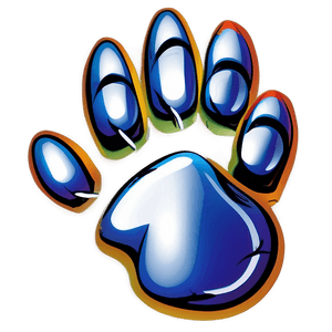 Paw Print with Claws PNG tqq10 PNG image with transparent background