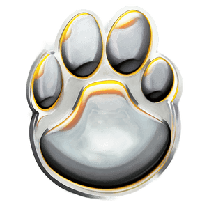 Paw Print with Shadow PNG 77 PNG image with transparent background
