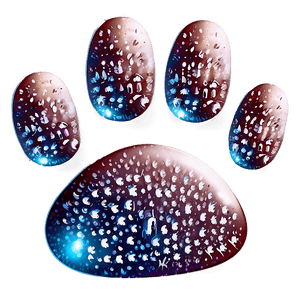 Paw Print with Sparkles PNG 99 PNG image with transparent background