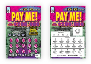 Pay Me Lottery Tickets Scratch Offs PNG Image