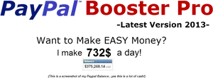 Pay Pal Booster Pro Ad2013 PNG Image