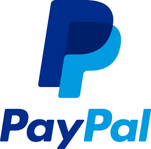 Pay Pal Logo Blue Background PNG Image