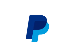 Pay Pal Logo Blue Background PNG Image