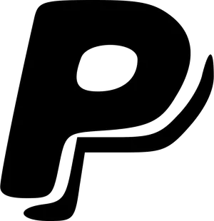 Pay Pal Logo Outline PNG Image