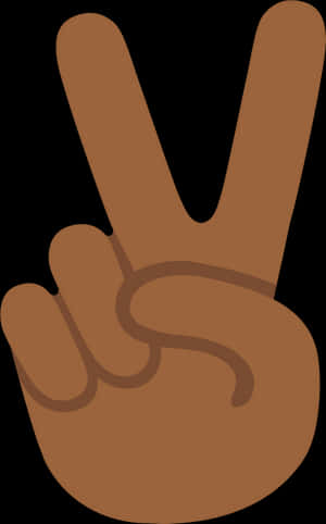 Peace Sign Hand Gesture PNG