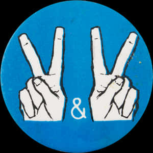 Peace Sign Handsand Ampersand PNG