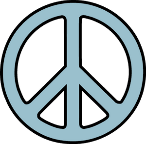 Peace Symbols New Years Day Clip Art - Peace Symbol Transparent, HD Png Download PNG image with transparent background