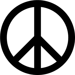 Peace Symbol Png - Peace Sign Png, Transparent Png PNG image with transparent background