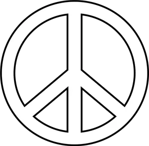 Peace Symbol Icon PNG Image