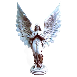 Peaceful Angel Statue Png Crm PNG Image