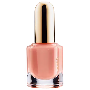 Peach Nail Polish Bottle Png Yrl42 PNG Image